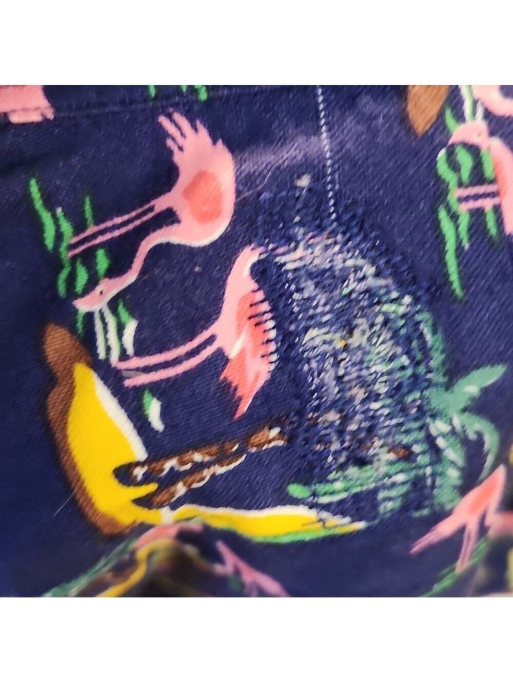 Polo Ralph Lauren Flamingo Short Sleeve Button Up Shirt (M Size S P Slim Fit) - Picture 8 of 10